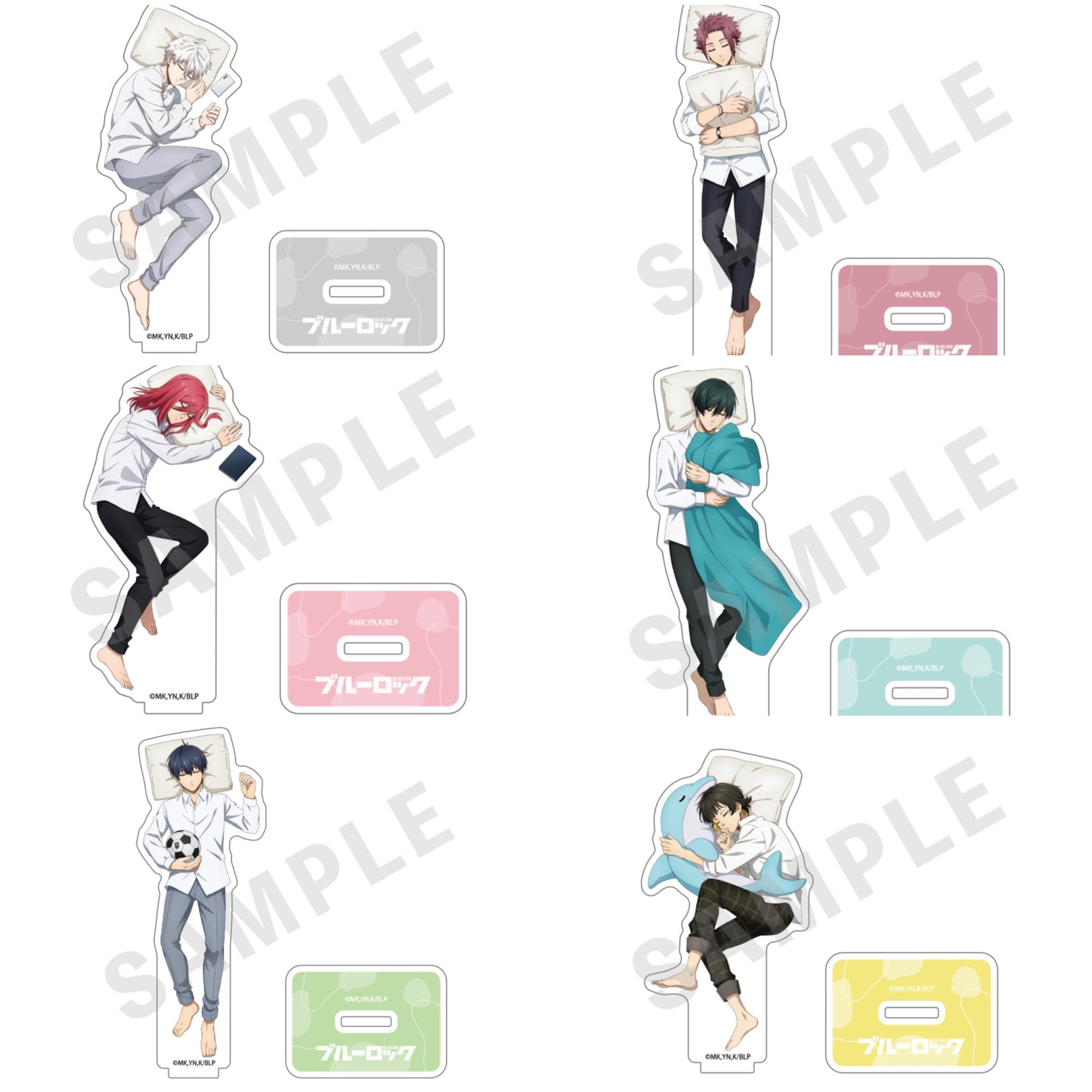 Blue Lock Sleepy Acrylic Standees