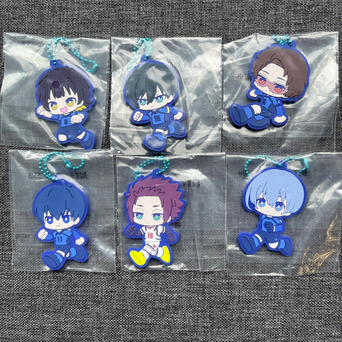 Blue Lock Rubber Charms (Kuji Prize)