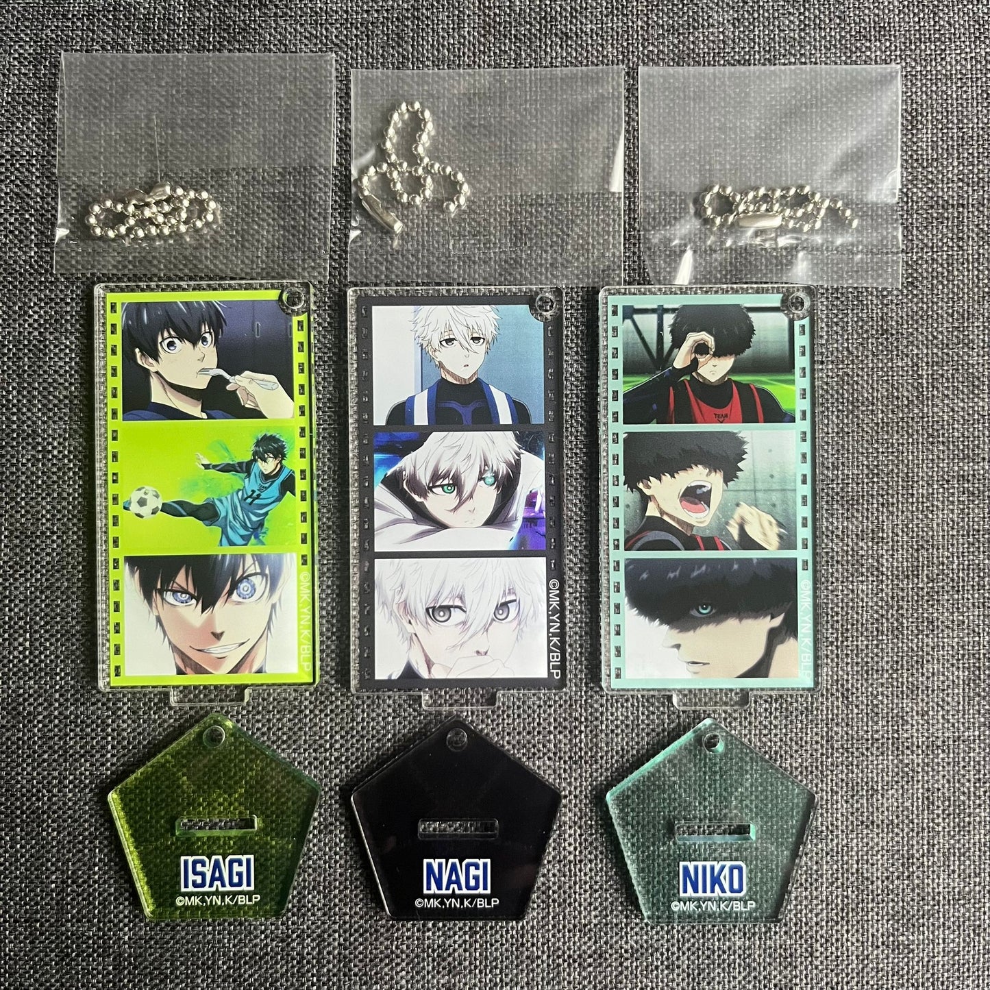 Blue Lock Scenes Acrylic Standee Charms