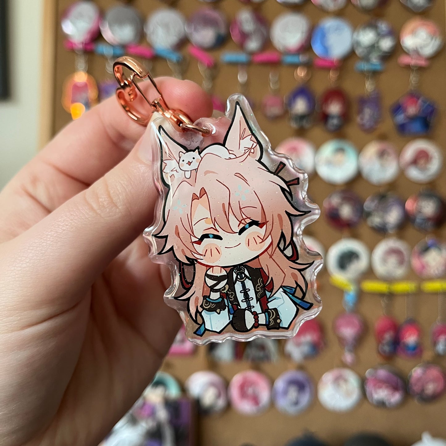 Honkai Star Rail Jiaoqiu Cat Companion CHARM Fanmade
