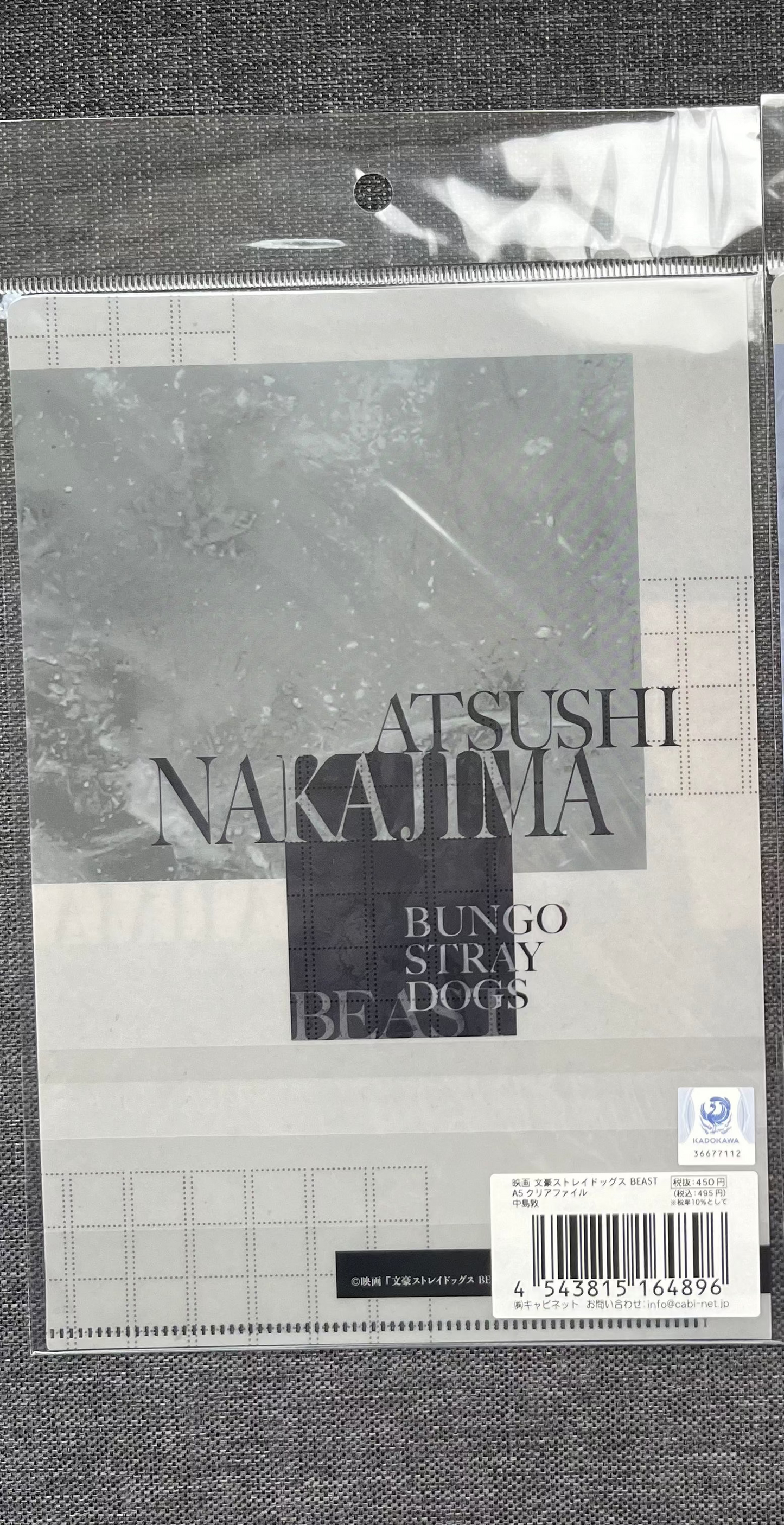 Bungou Stray Dogs Beast Atsushi A5 Clear File