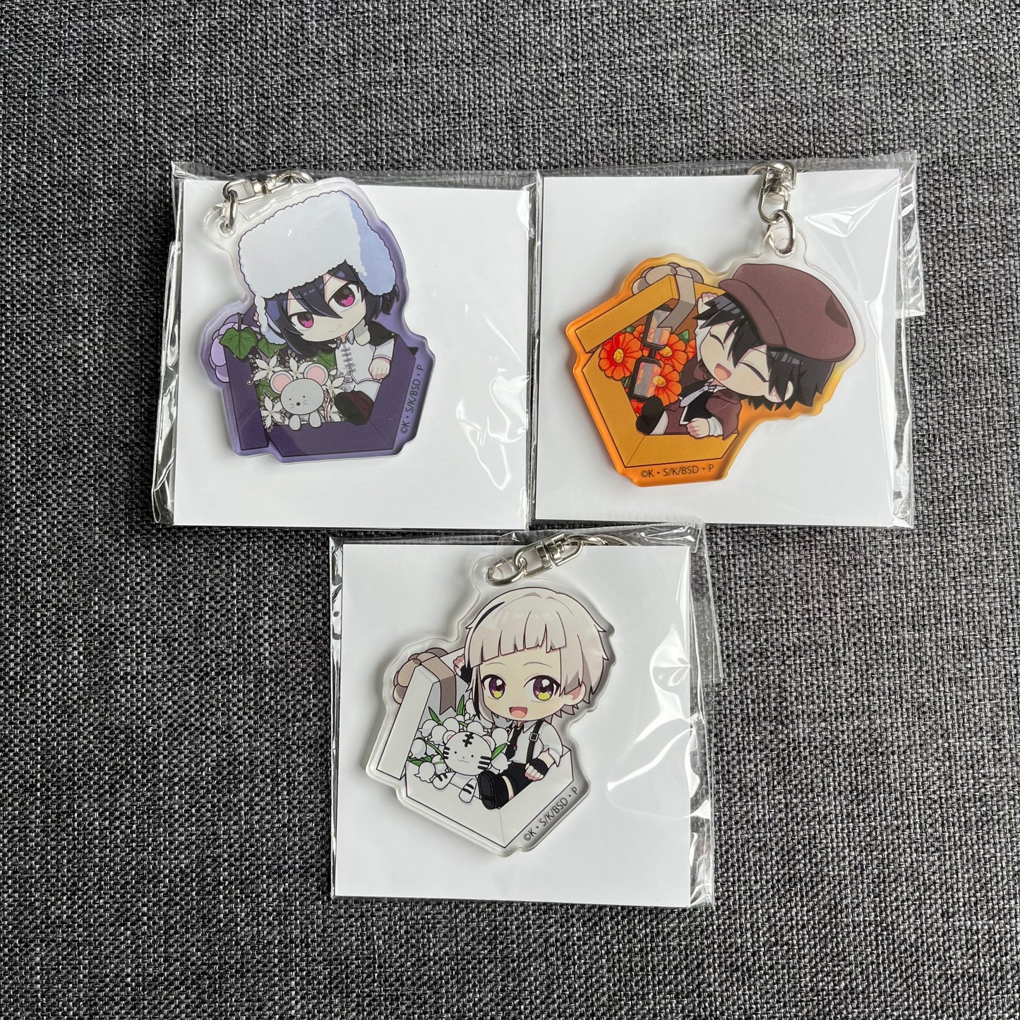 Bungou Stray Dogs Gift Box Acrylic Charms