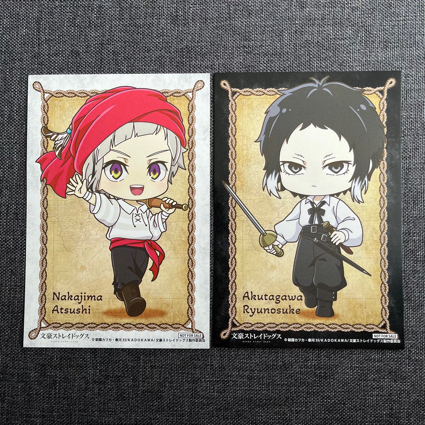 Bungou Stray Dogs Pirate Art Cards