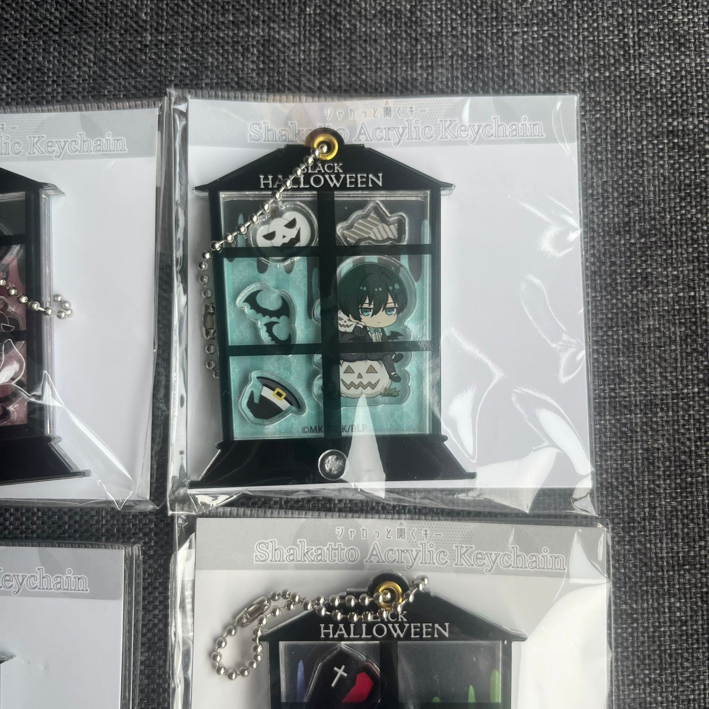 Blue Lock Halloween Shaker Acrylic Charm