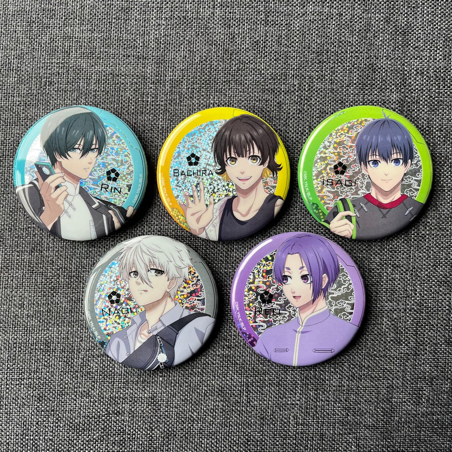 Blue Lock Casual Outfit Badges (Close Up)