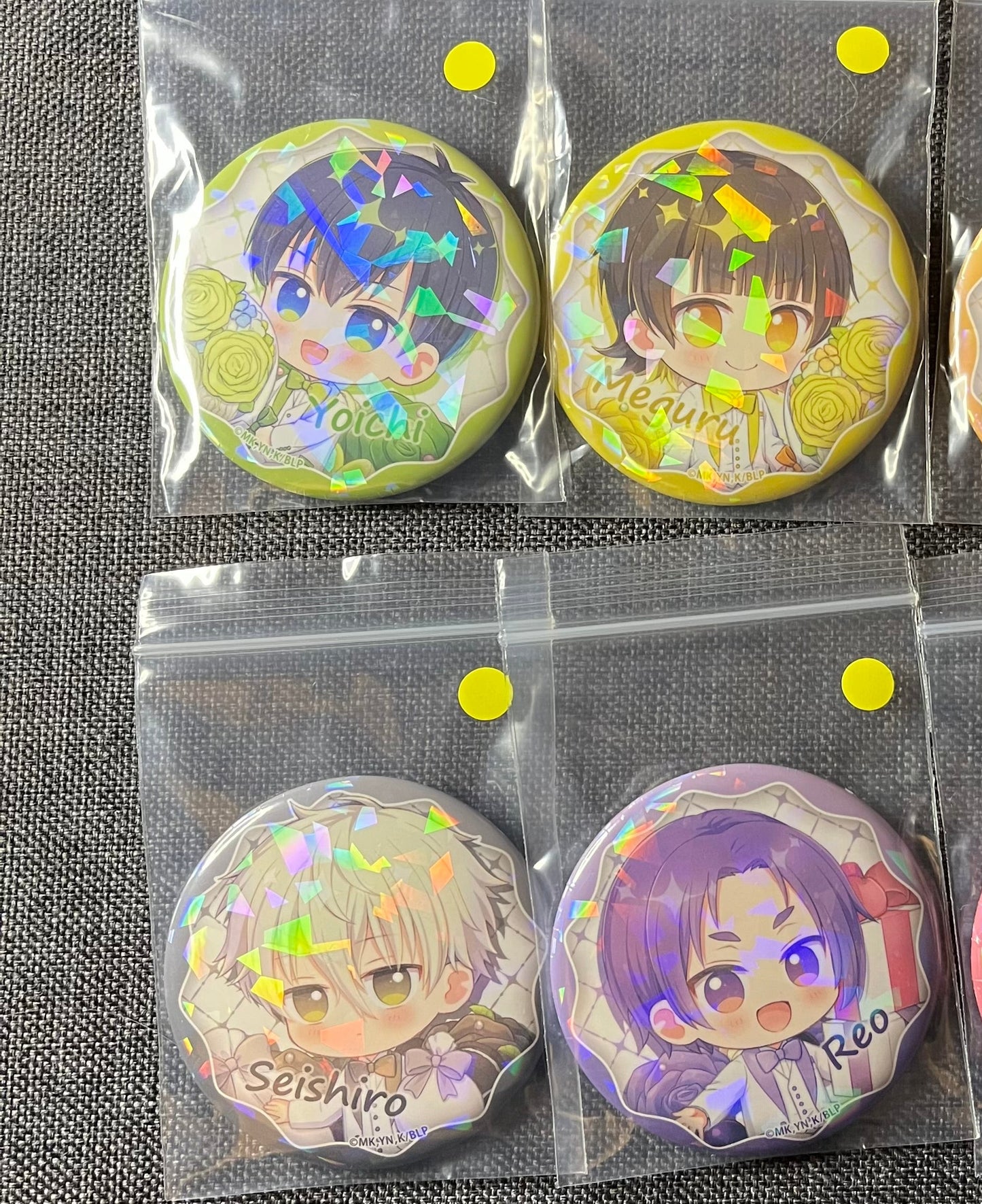 Blue Lock Cake / Patisserie Holographic Badges