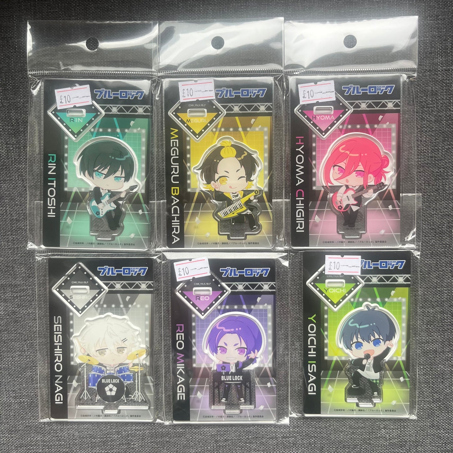 Blue Lock Rock Band Chibi Acrylic Standees