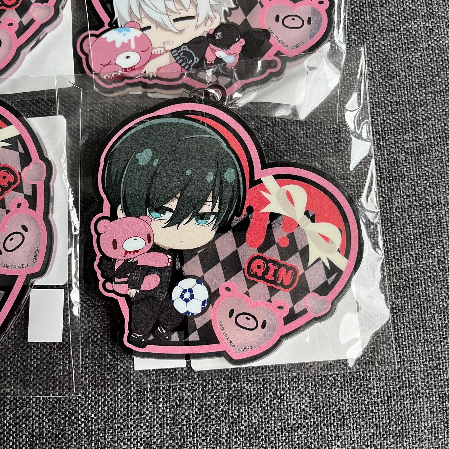 Blue Lock x Gloomy Collaboration Large Heart Acrylic Charms