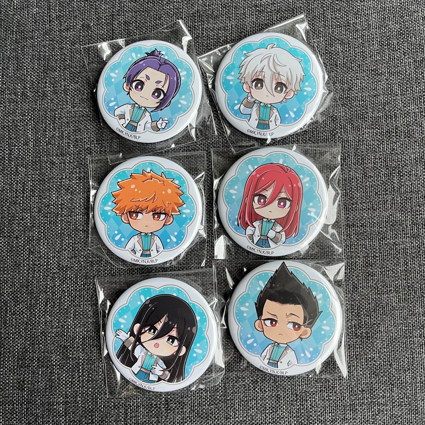 Blue Lock White Day Badges