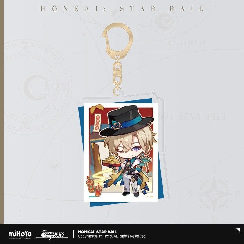 Honkai Star Rail Aventurine Acrylic Charm
