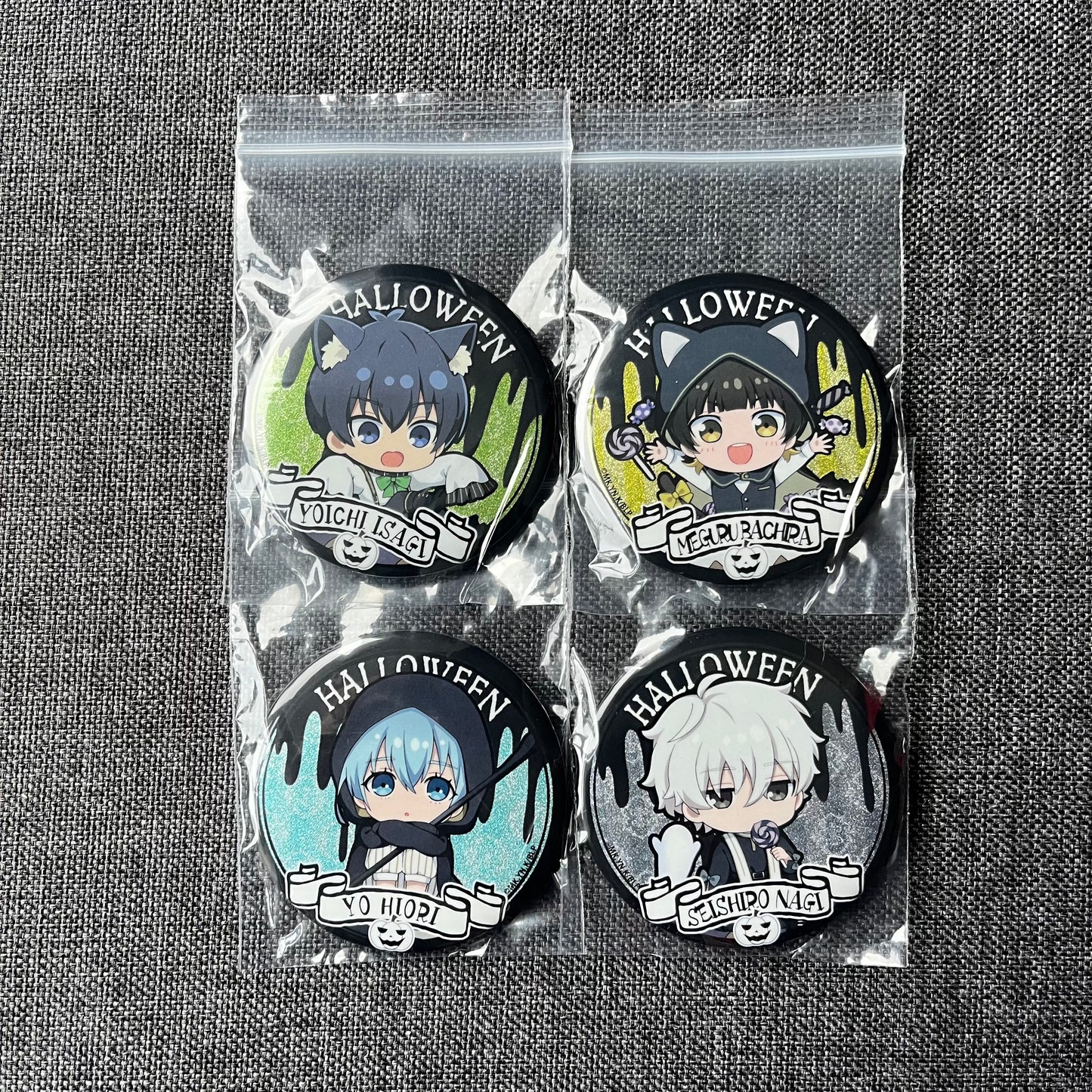 Blue Lock Halloween Badges