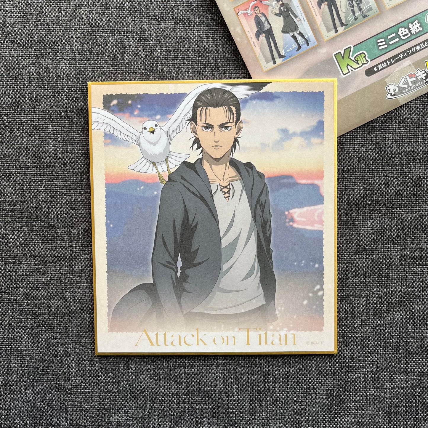 Attack On Titan Eren Shikishi Board
