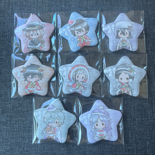 Bungou Stray Dogs Christmas Outfit Star Badges