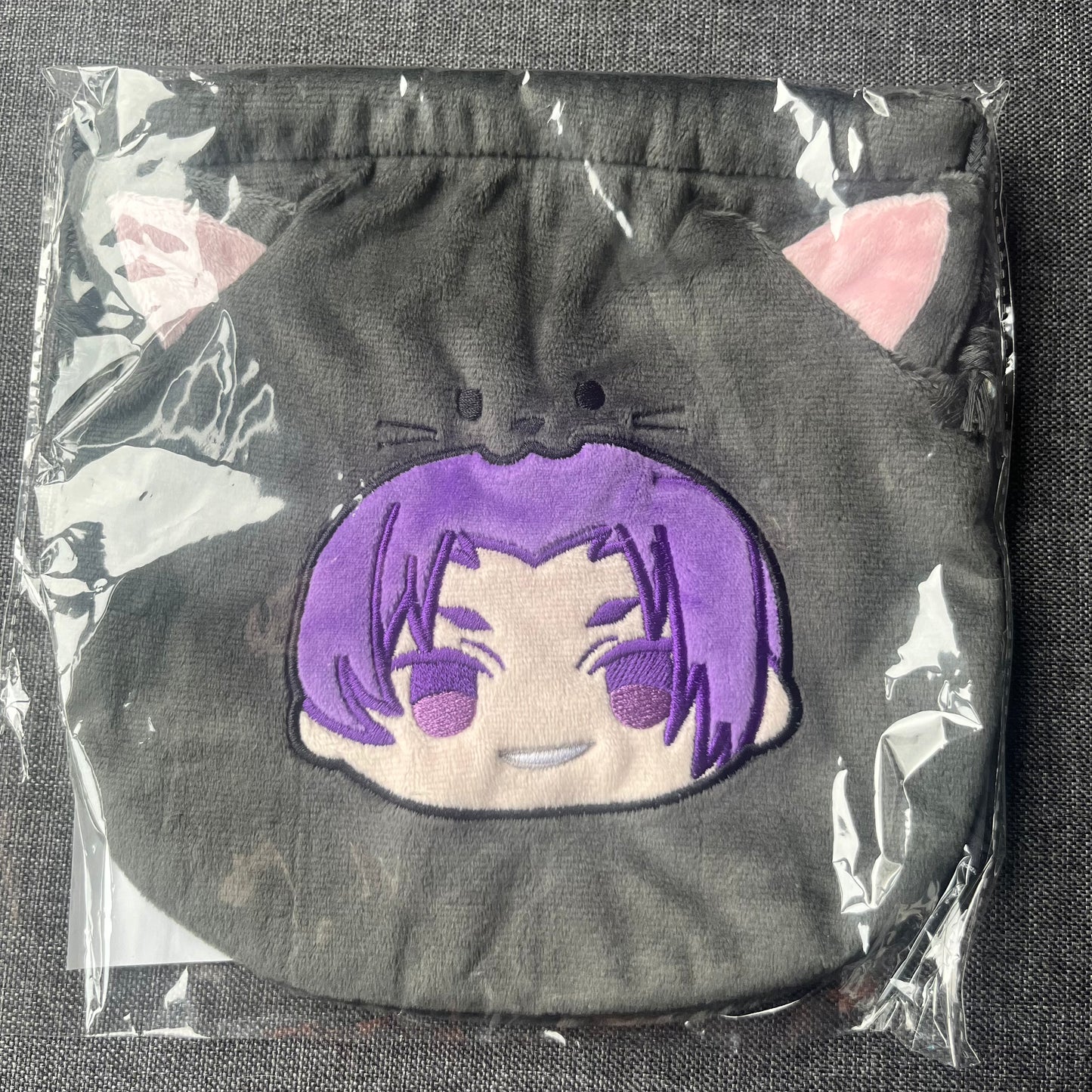 Blue Lock Reo Cat Drawstring Pouch