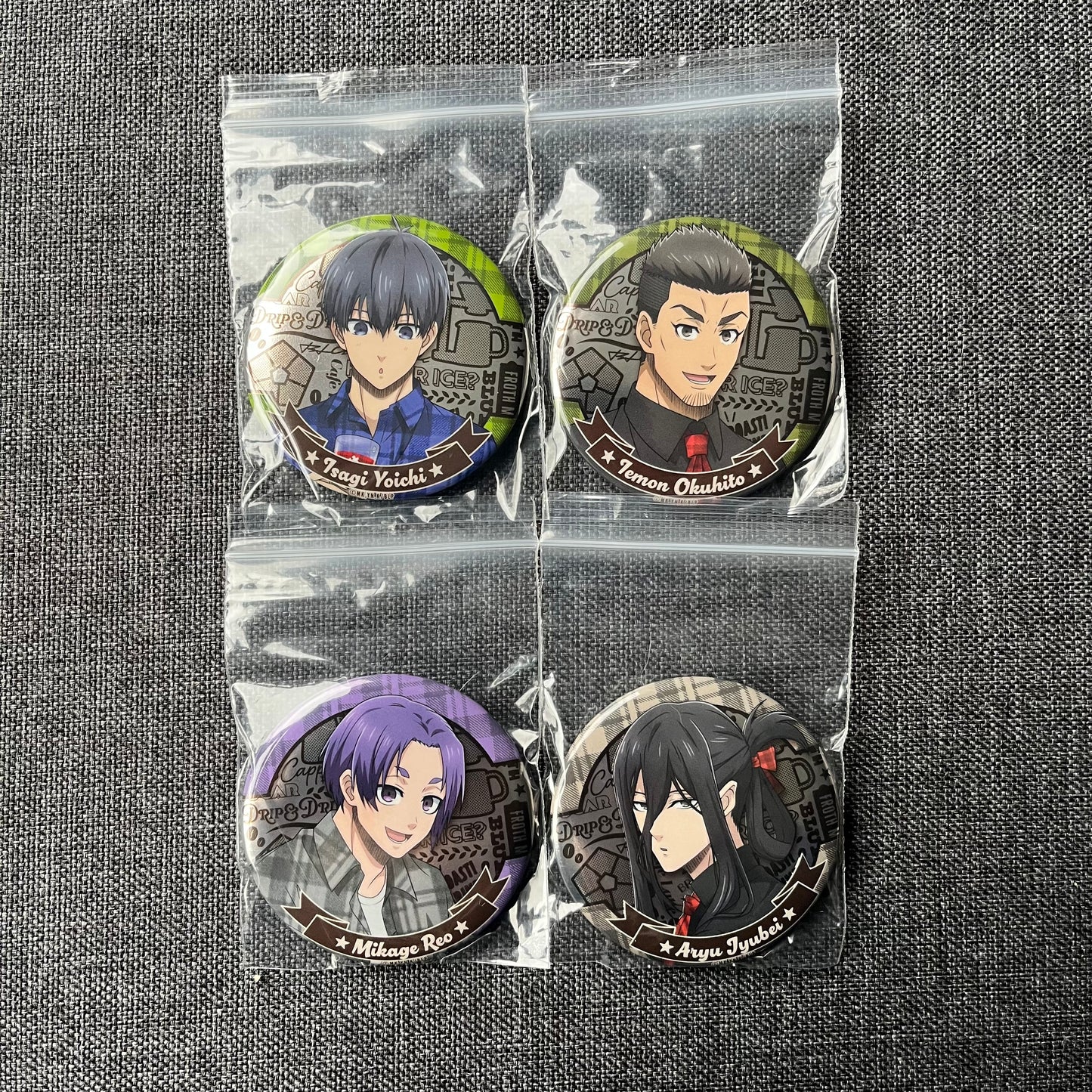 Blue Lock Coffee Time Badges