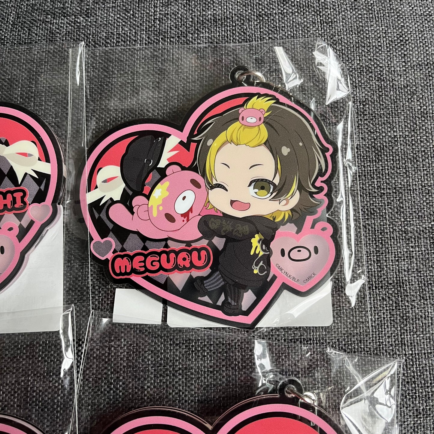 Blue Lock x Gloomy Collaboration Large Heart Acrylic Charms