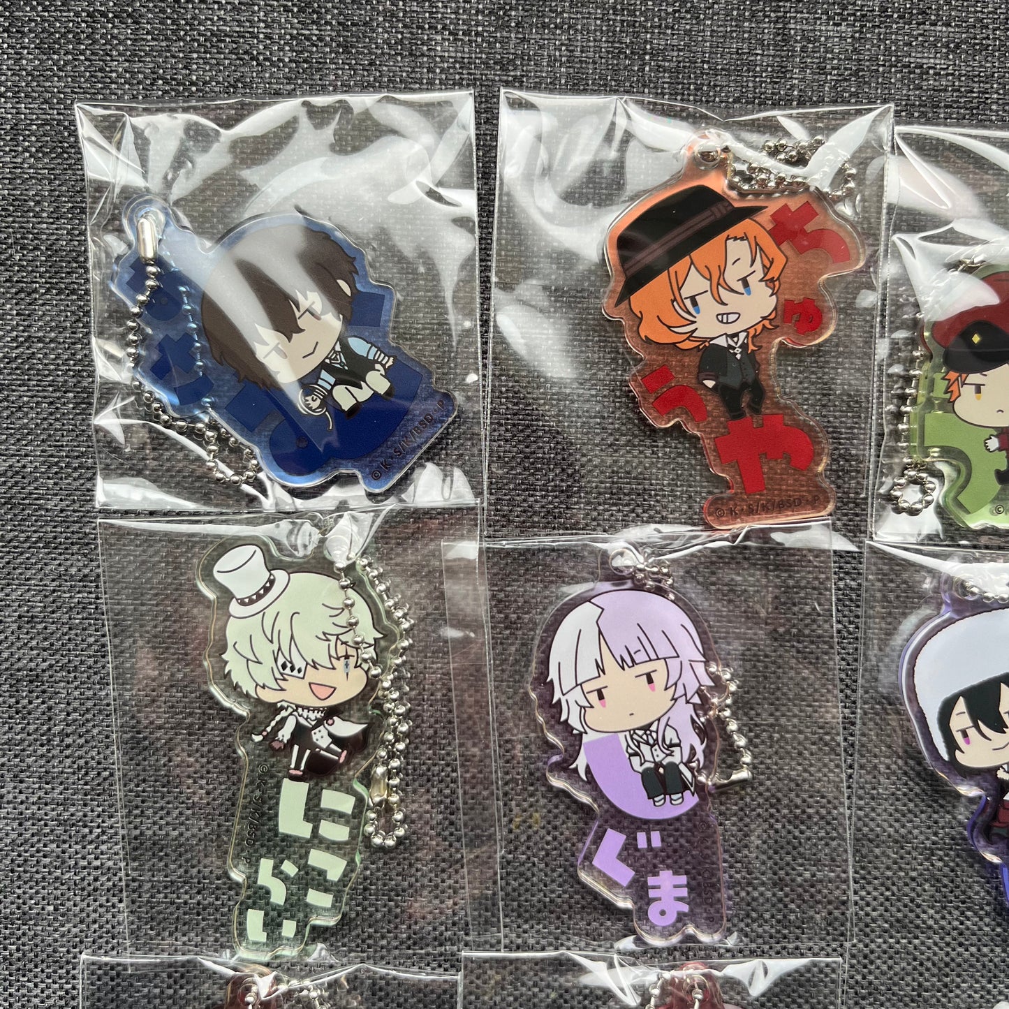 Bungou Stray Dogs Skrunkly Acrylic Charms