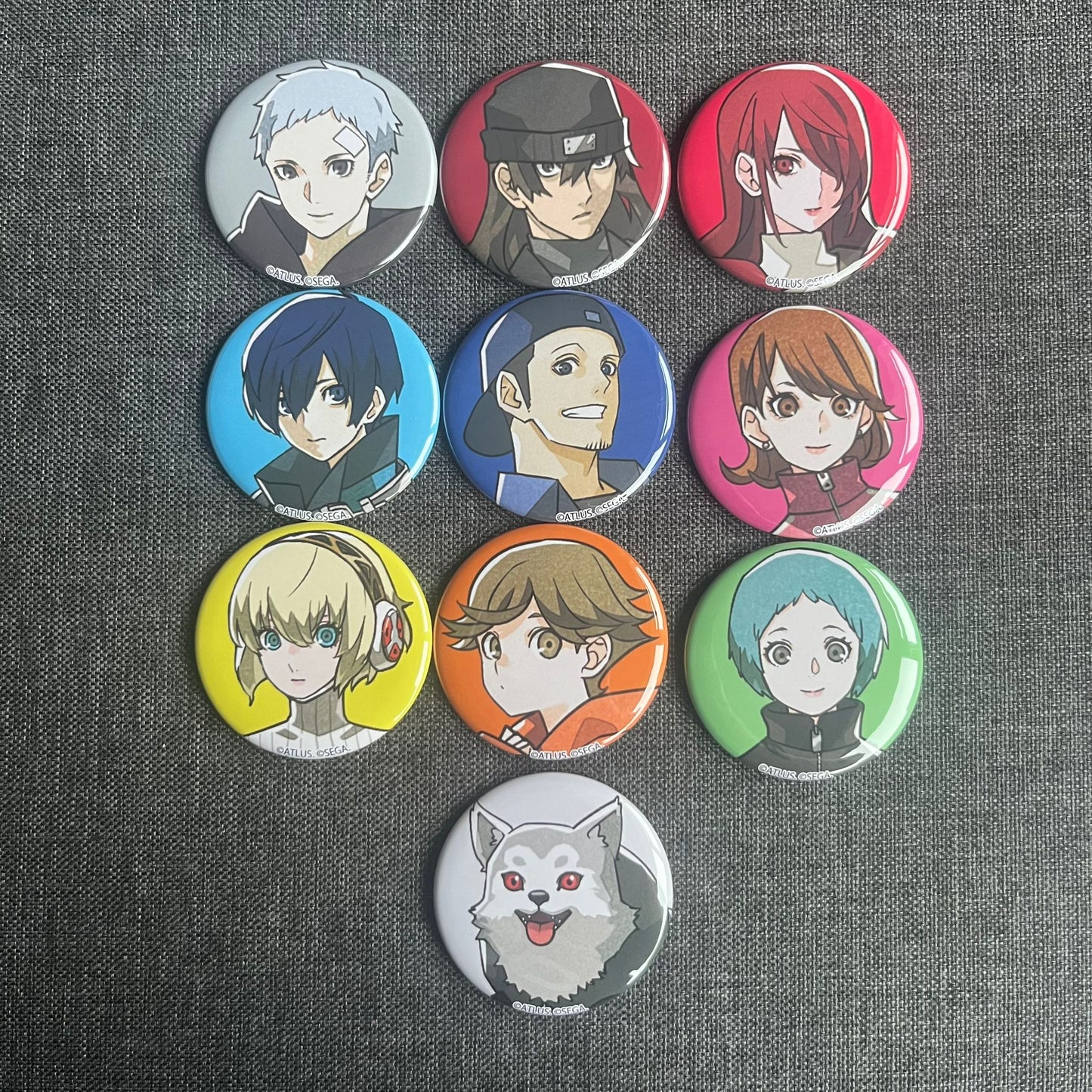 Persona 3 Reload Casual Outfit Badges