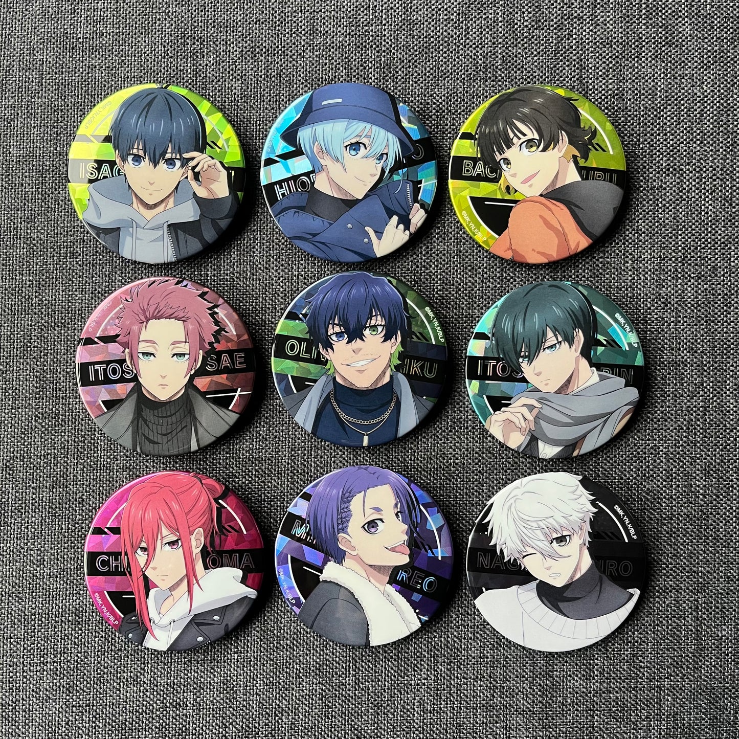 Blue Lock Event Exclusive Casual Winter Badges
