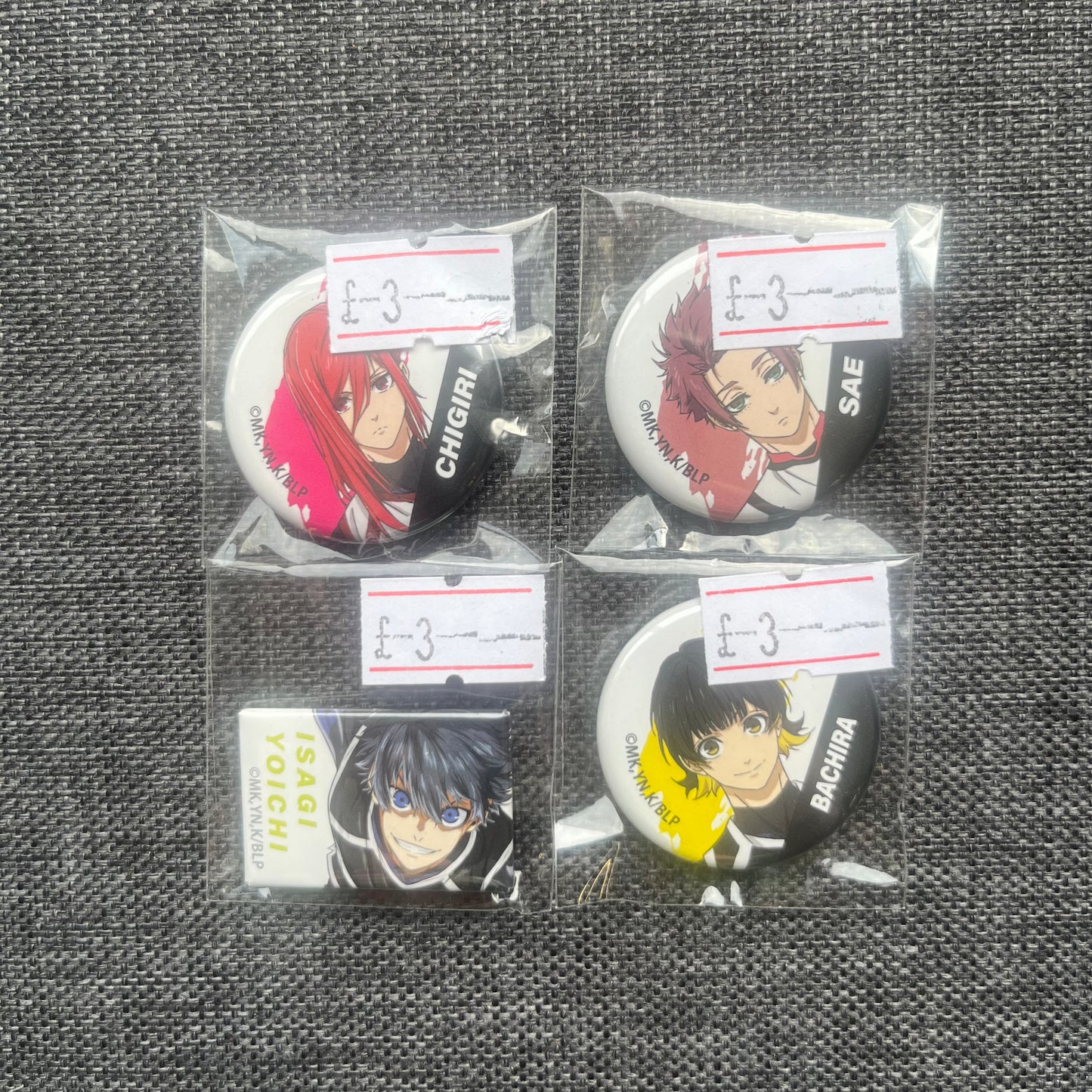 Blue Lock Mini Badges