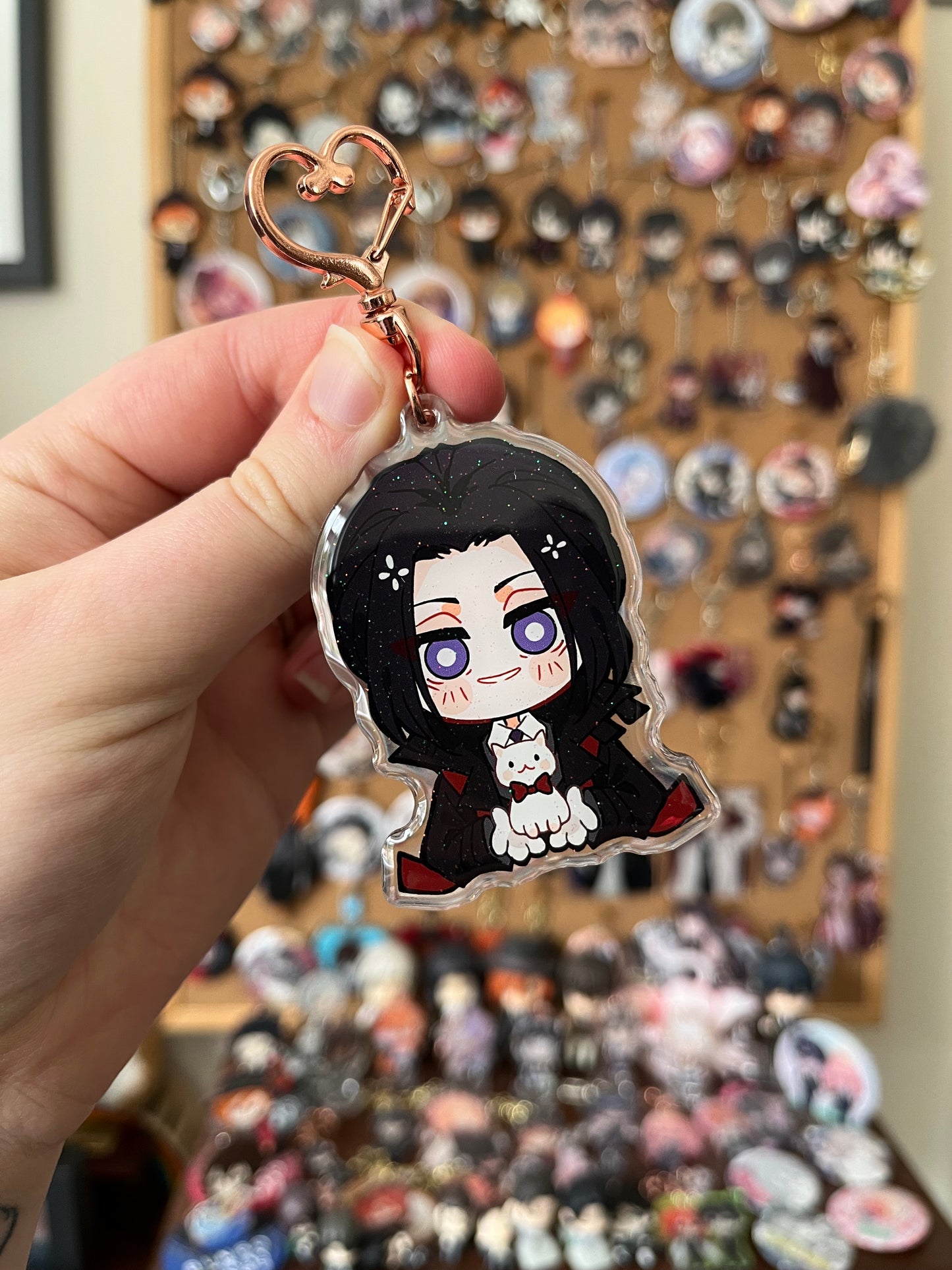 Bungou Stray Dogs Mori Cat Companion Acrylic Charm Fanmade