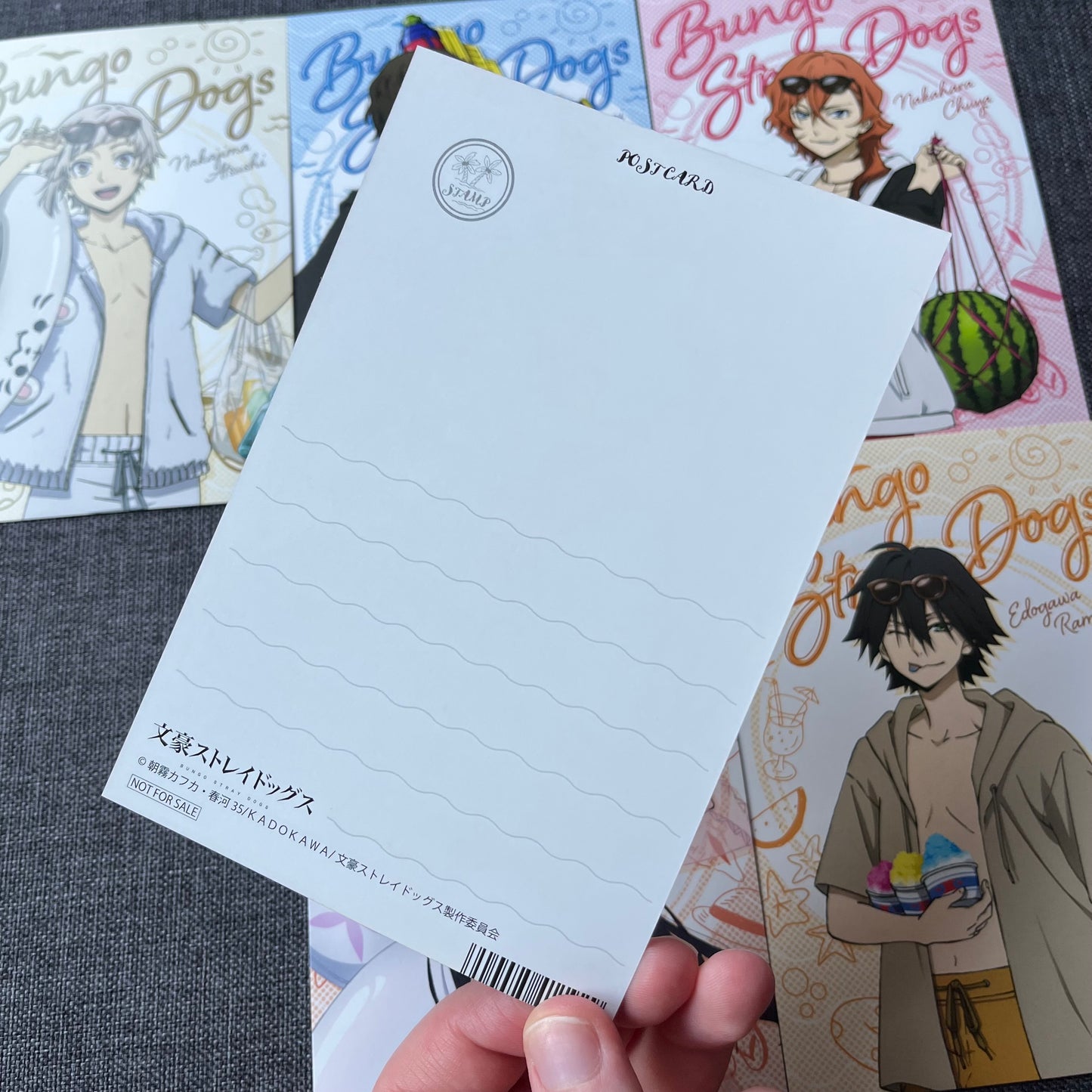 Bungou Stray Dogs Summer Outfit Postcards