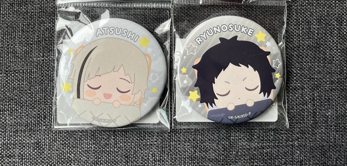 Bungou Stray Dogs Goodnight Sleepy Badges