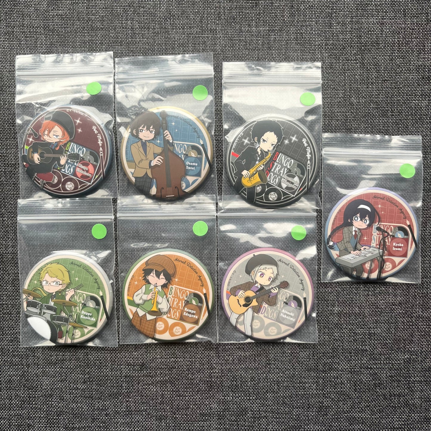 Bungou Stray Dogs Jazz Music Badges