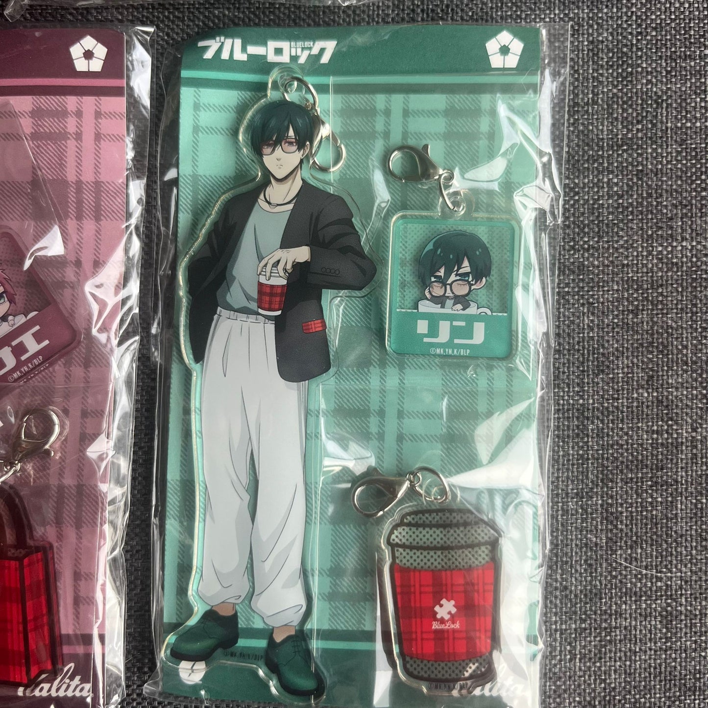 Blue Lock Coffee Shop Charm Set (with Carabiner clip)