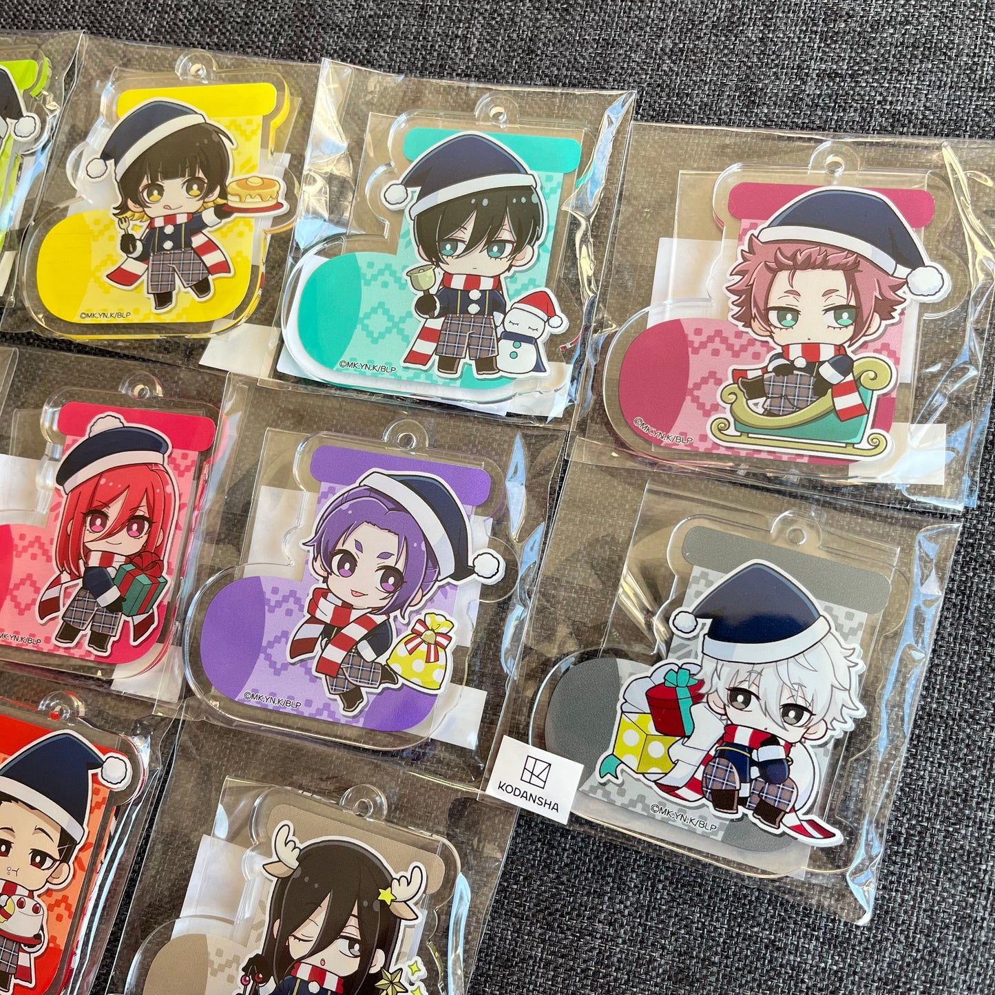 Blue Lock Christmas Stocking Acrylic Charms