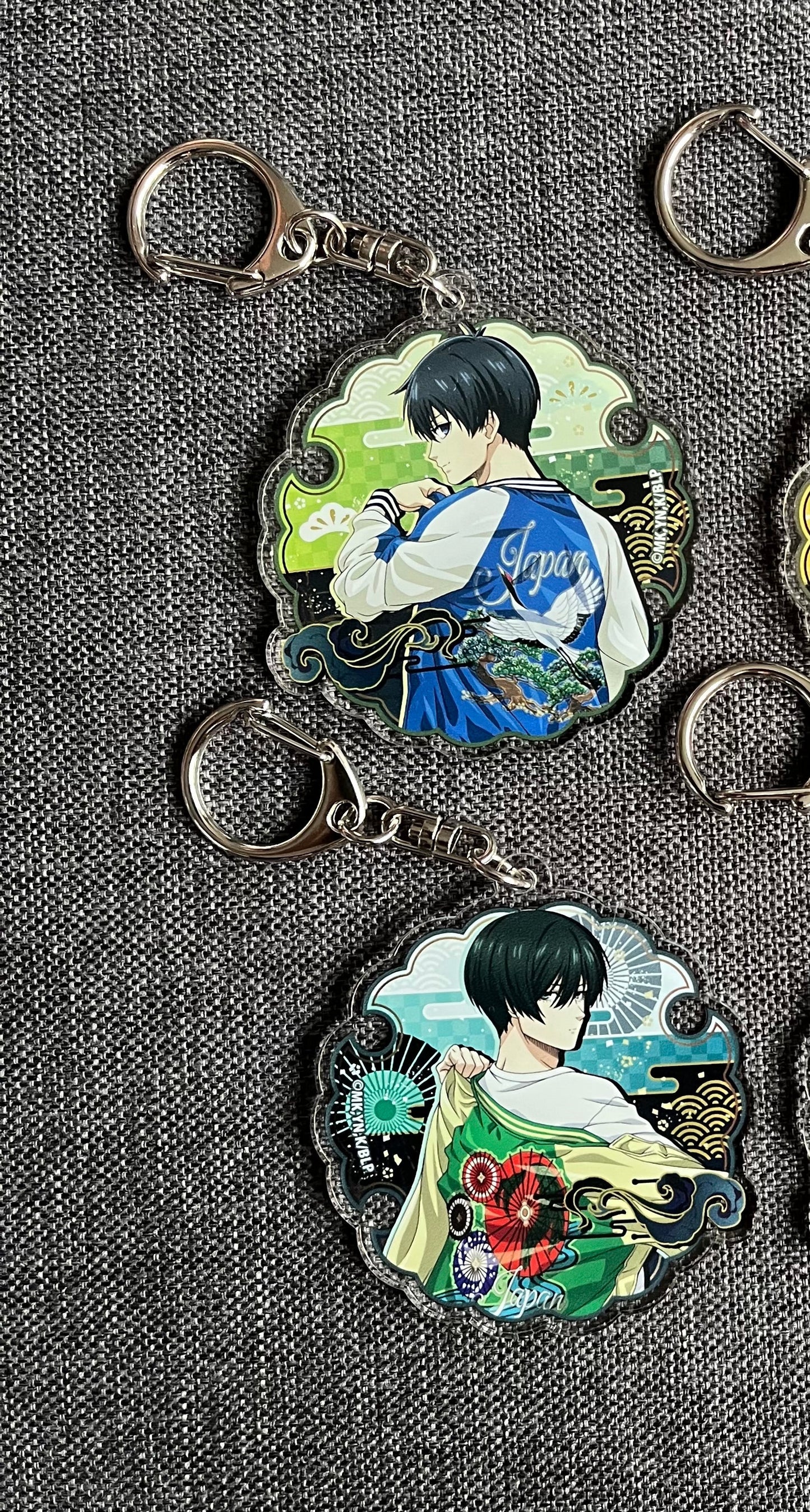 Blue Lock Fashion Jacket Acrylic Charms