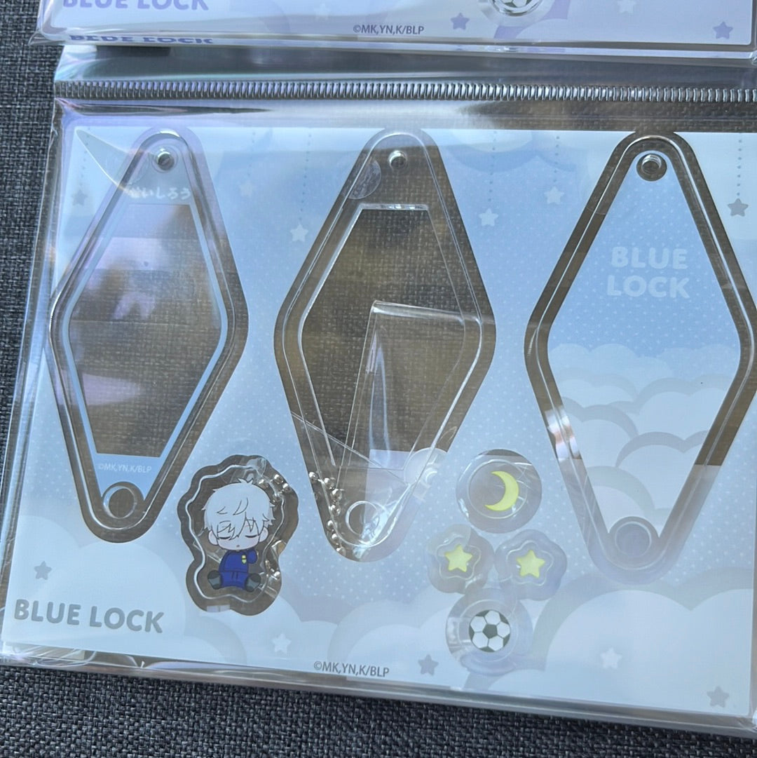 Blue Lock Shaker Charms