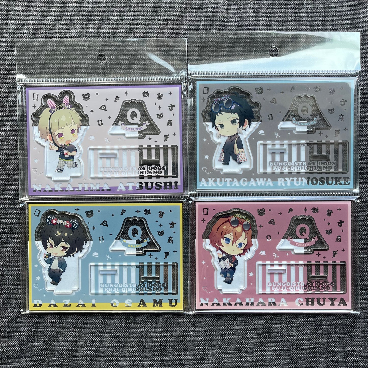 Bungou Stray Dogs Fuji-Q Highland Acrylic Standees