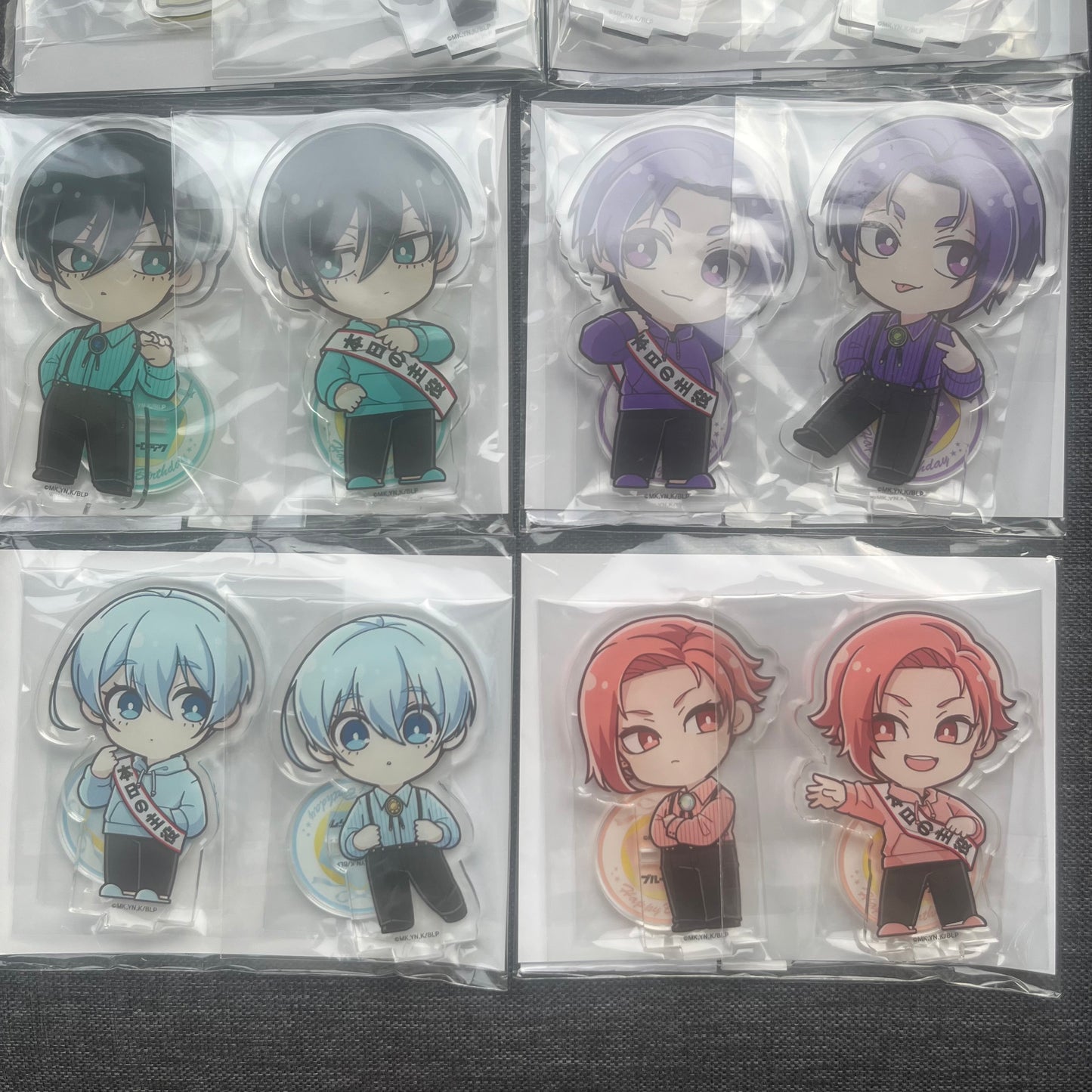 Blue Lock Birthday Acrylic Standee Sets