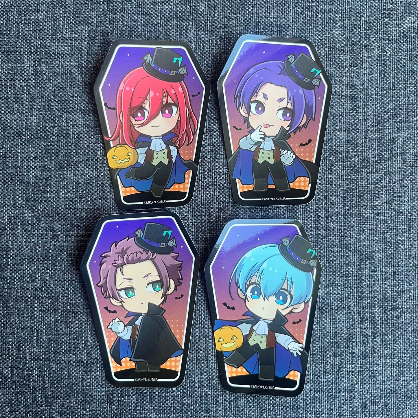 Blue Lock Vampire Halloween Sticker