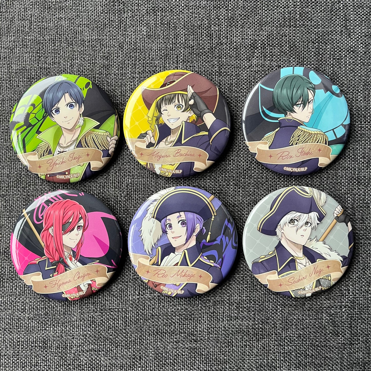 Blue Lock Pirate Badges