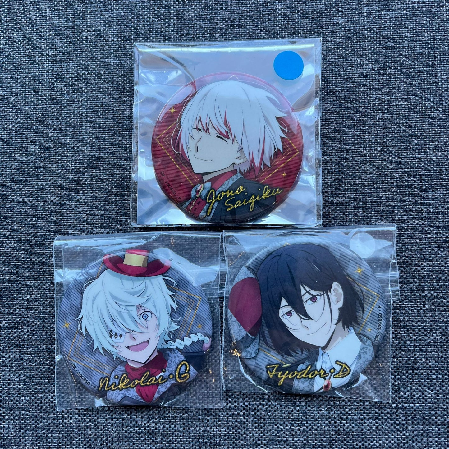 Bungou Stray Dogs x Red Tokyo Tower Badges
