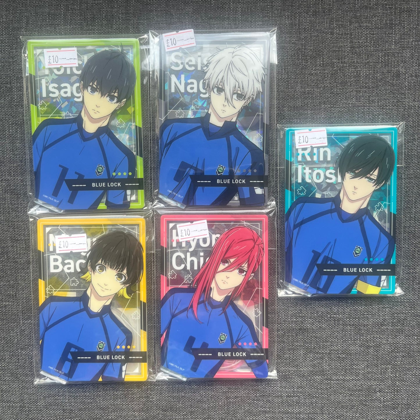 Blue Lock Holographic Acrylic Standees