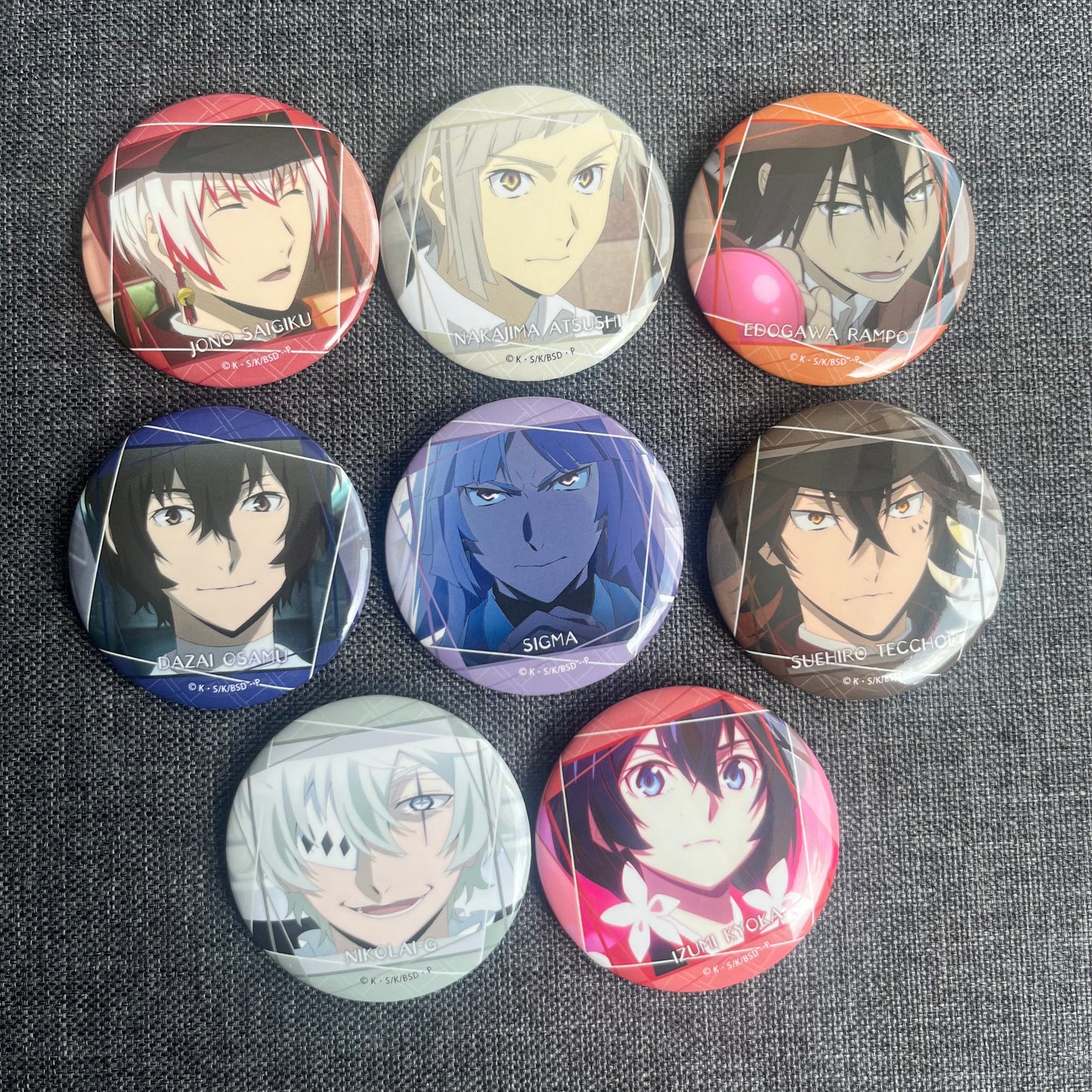Bungou Stray Dogs Season 4/5 Scene Badges
