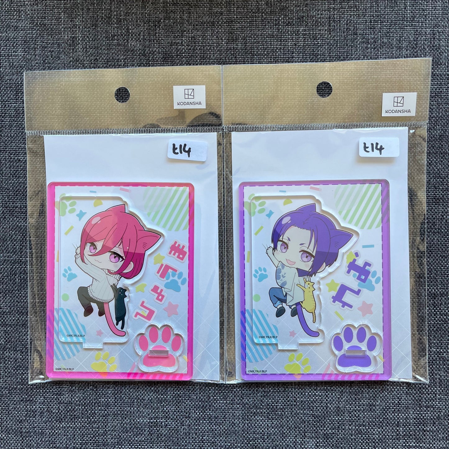 Blue Lock Cat Acrylic Standees