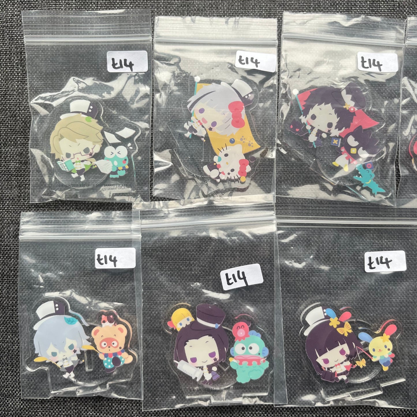 Bungou Stray Dogs x Sanrio Mini Acrylic Standees
