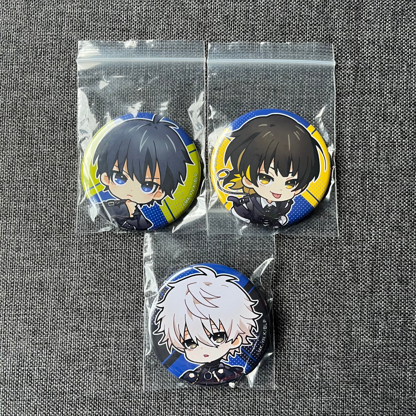 Blue Lock Harness Chibi Badges