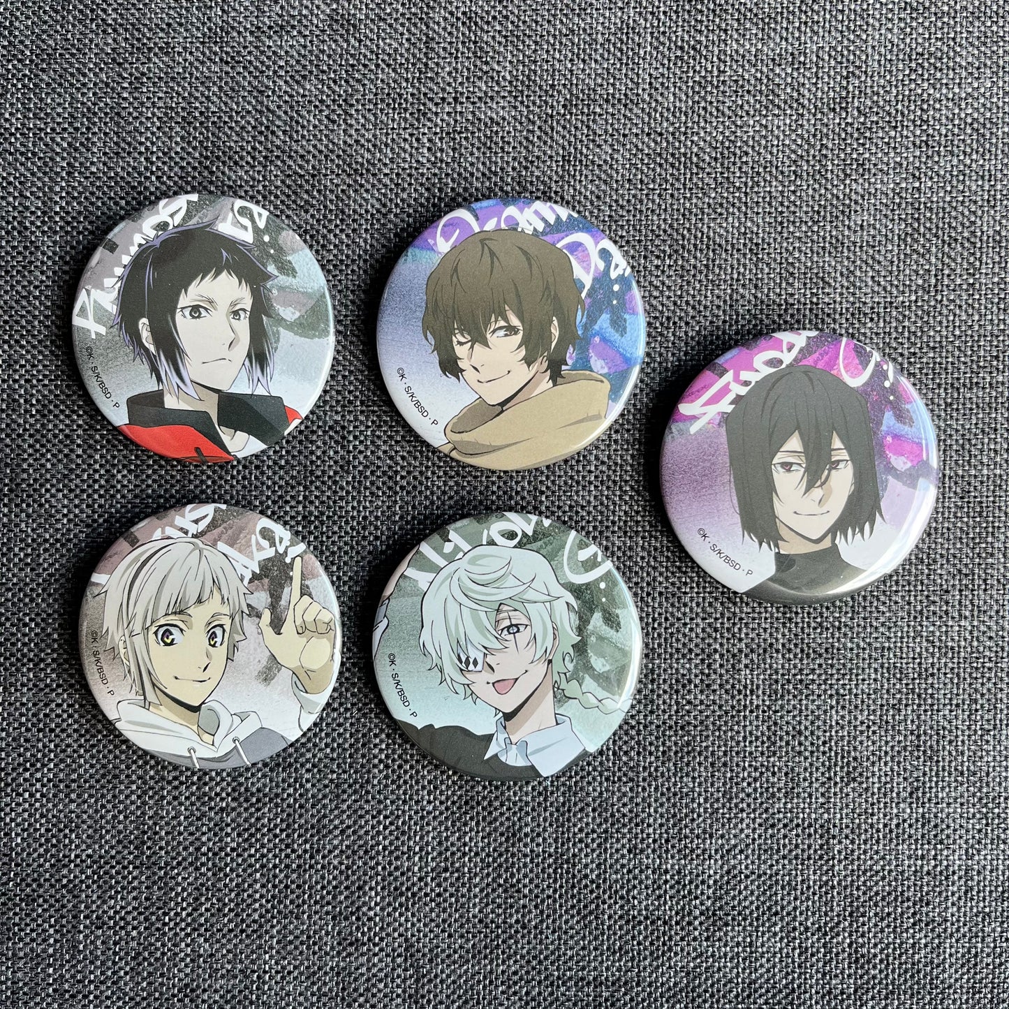 Bungou Stray Dogs Joypolis Small Badges