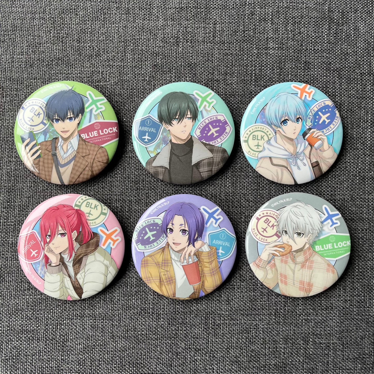 Blue Lock Travel Badges