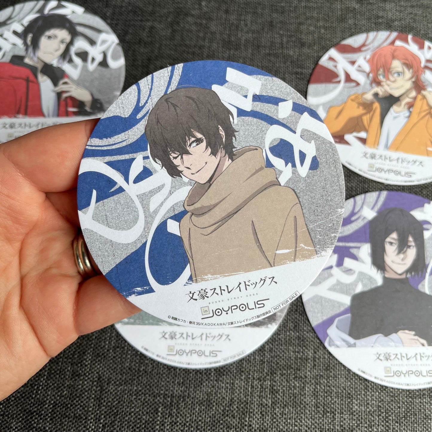 Bungou Stray Dogs Joypolis Paper Coasters