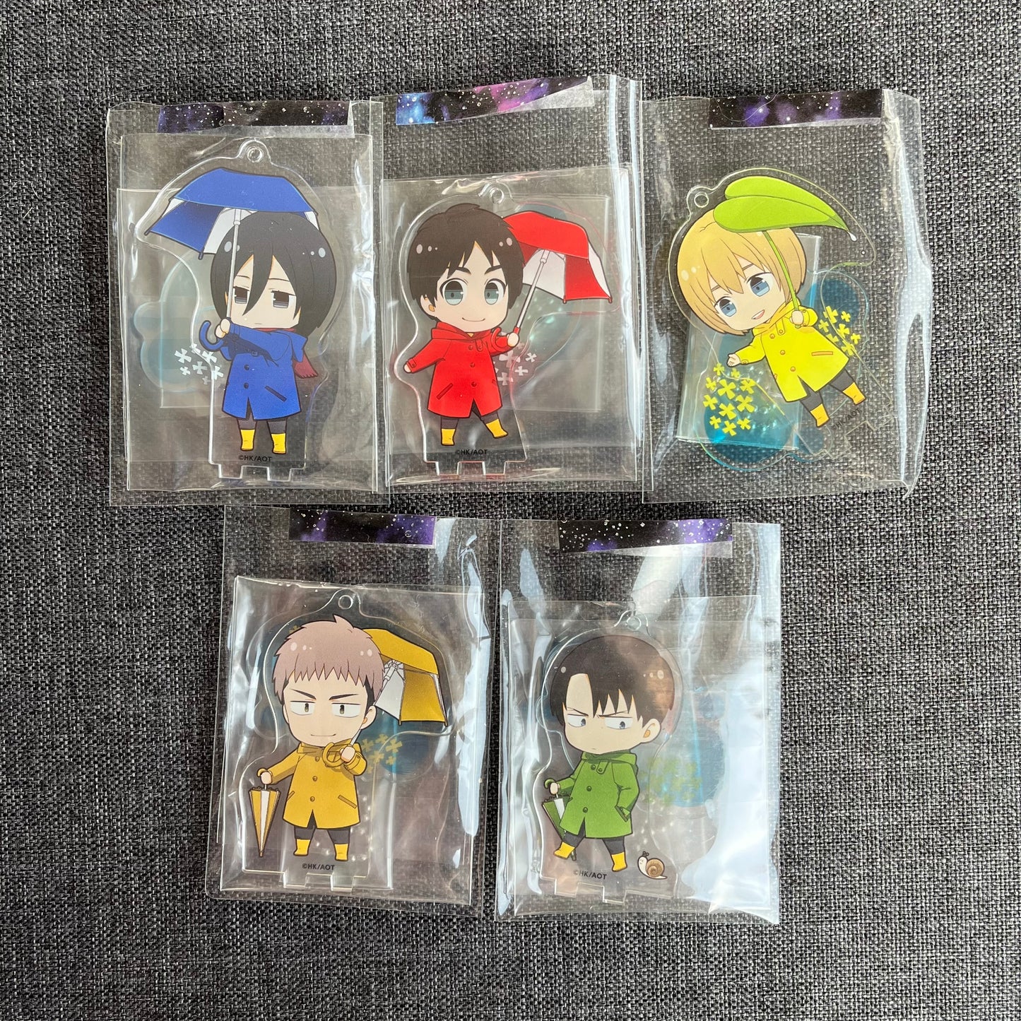 Attack On Titan Umbrella Acrylic Standees Charms