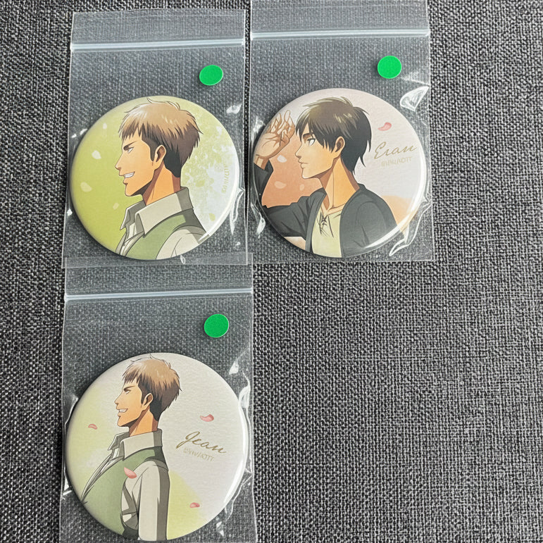 Attack On Titan ‘Summer Walk’ Badges