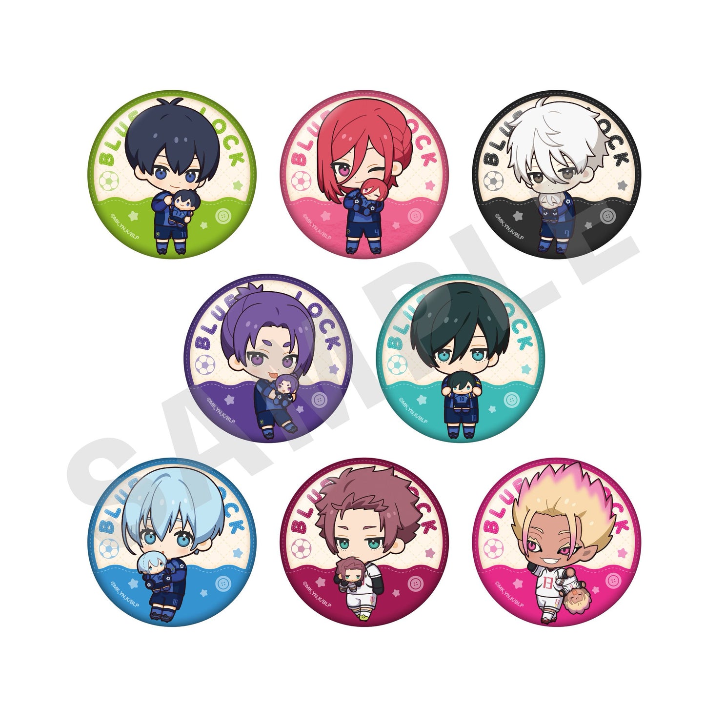 Blue Lock Mini Me Badges