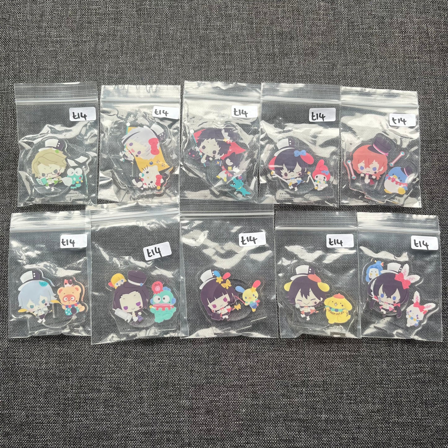 Bungou Stray Dogs x Sanrio Mini Acrylic Standees