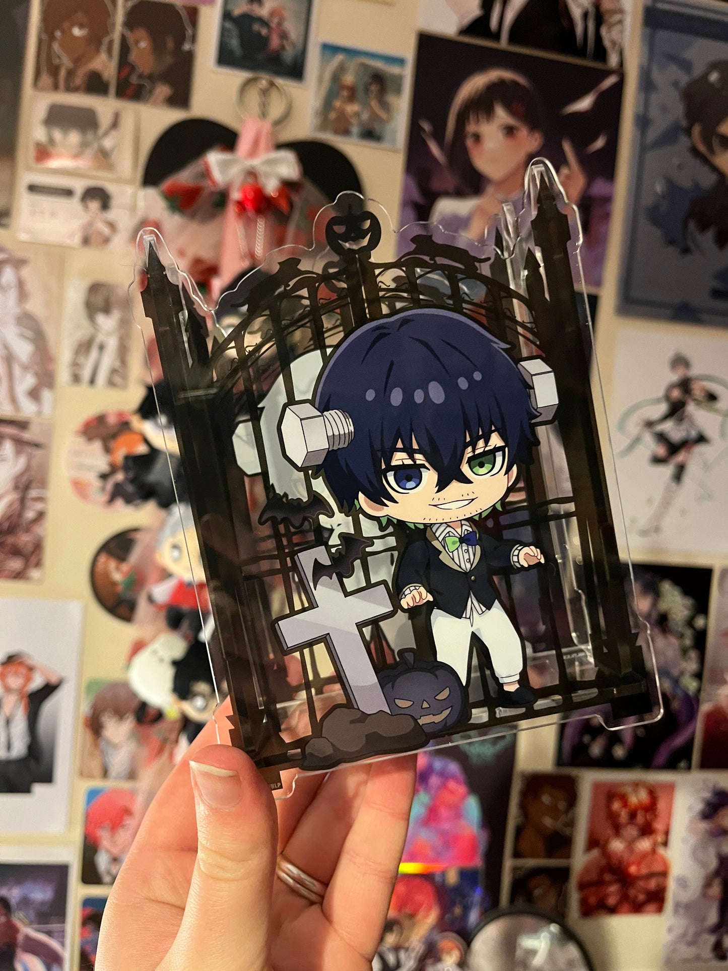 Blue Lock Halloween Hiori Yo Pen Holder / Acrylic Display Stand